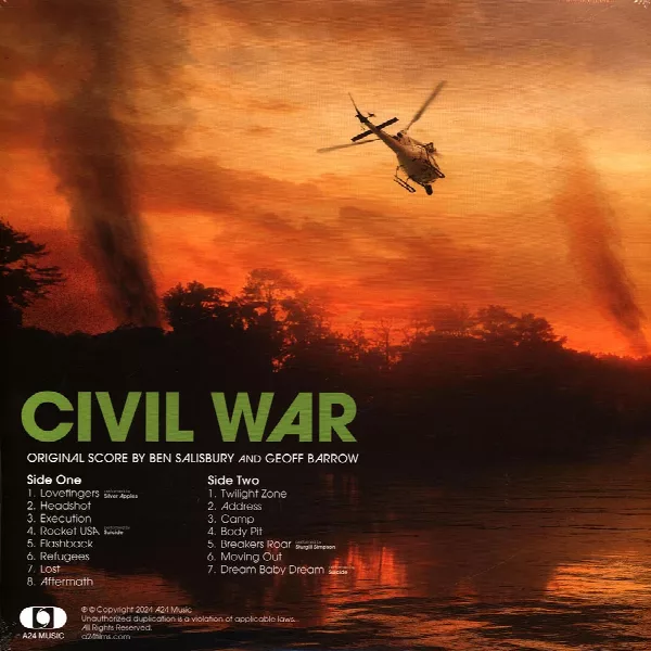 Ben Salisbury And Geoff Barrow — Civil War (Original Score)